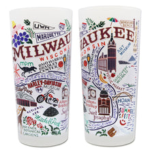 Load image into Gallery viewer, Milwaukee Drinking Glass - catstudio