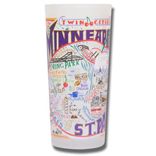 Load image into Gallery viewer, Minneapolis-St. Paul Drinking Glass - catstudio