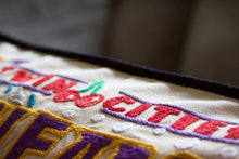 Load image into Gallery viewer, Minneapolis-St. Paul Hand-Embroidered Pillow - catstudio