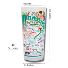 Load image into Gallery viewer, Minnesota Drinking Glass - catstudio