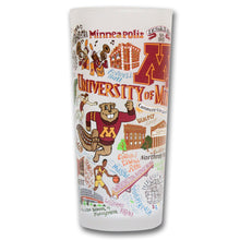 Load image into Gallery viewer, Minnesota, University of Collegiate Drinking Glass - catstudio