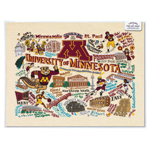 Load image into Gallery viewer, Minnesota, University of Collegiate Fine Art Print - catstudio