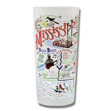 Load image into Gallery viewer, Mississippi Drinking Glass - catstudio