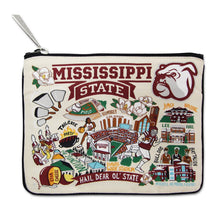 Load image into Gallery viewer, Mississippi State University Collegiate Zip Pouch - catstudio