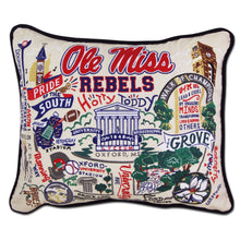 Load image into Gallery viewer, Mississippi, University of (Ole Miss) Collegiate Embroidered Pillow Pillow catstudio