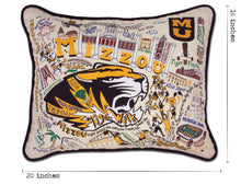 Load image into Gallery viewer, Missouri, University of (Mizzou) Collegiate Embroidered Pillow - catstudio