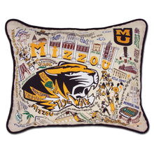 Load image into Gallery viewer, Missouri, University of (Mizzou) Collegiate Embroidered Pillow - catstudio