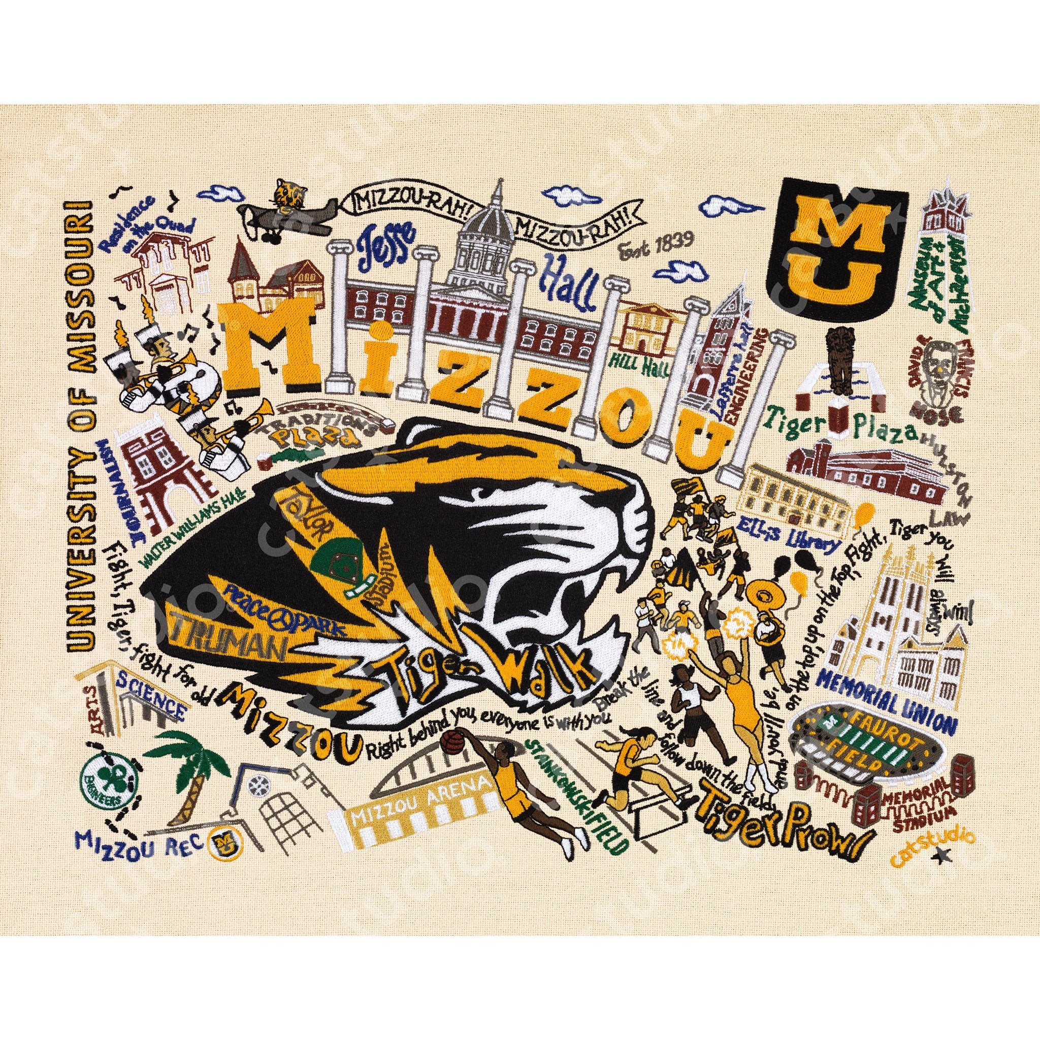 University of Missouri Fine Art Print | Collegiate Collection by ...