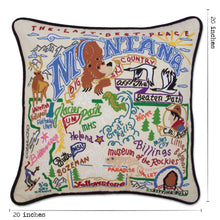 Load image into Gallery viewer, Montana Hand-Embroidered Pillow - catstudio
