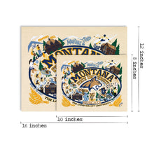 Load image into Gallery viewer, Montana State University Collegiate Fine Art Print - catstudio