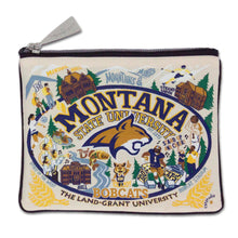 Load image into Gallery viewer, Montana State University Collegiate Zip Pouch - catstudio