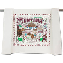 Load image into Gallery viewer, Montana, University of Collegiate Dish Towel - catstudio 
