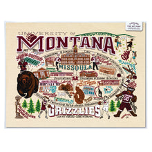 Load image into Gallery viewer, Montana, University of Collegiate Fine Art Print - catstudio