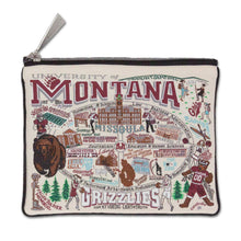 Load image into Gallery viewer, Montana, University of Collegiate Zip Pouch - catstudio