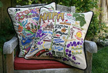 Load image into Gallery viewer, Napa Valley Hand-Embroidered Pillow - catstudio