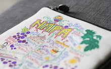 Load image into Gallery viewer, Napa Valley Zip Pouch - catstudio