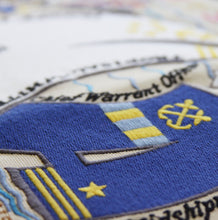 Load image into Gallery viewer, Navy Embroidered Pillow - catstudio