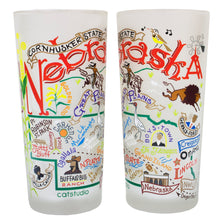 Load image into Gallery viewer, Nebraska Drinking Glass - catstudio