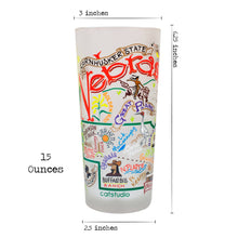 Load image into Gallery viewer, Nebraska Drinking Glass - catstudio