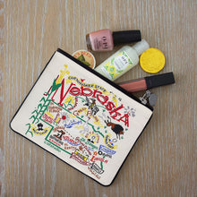 Load image into Gallery viewer, Nebraska Zip Pouch - Natural - catstudio