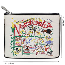 Load image into Gallery viewer, Nebraska Zip Pouch - Natural - catstudio