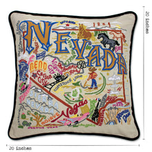 Load image into Gallery viewer, Nevada Hand-Embroidered Pillow - catstudio