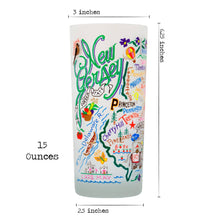 Load image into Gallery viewer, New Jersey Drinking Glass - catstudio