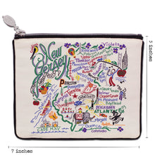 Load image into Gallery viewer, New Jersey Zip Pouch - Natural - catstudio