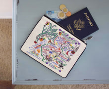 Load image into Gallery viewer, New Jersey Zip Pouch - Natural - catstudio