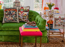 Load image into Gallery viewer, New Mexico Hand-Embroidered Pillow - catstudio