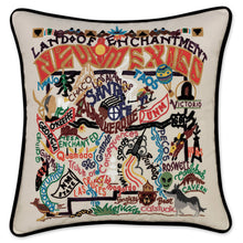 Load image into Gallery viewer, New Mexico Hand-Embroidered Pillow - catstudio