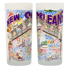 Load image into Gallery viewer, New Orleans Drinking Glass - catstudio