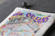 Load image into Gallery viewer, New Orleans Zip Pouch - Natural - catstudio

