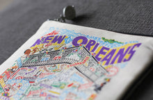 Load image into Gallery viewer, New Orleans Zip Pouch - Natural - catstudio