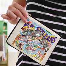 Load image into Gallery viewer, New Orleans Zip Pouch - Natural - catstudio