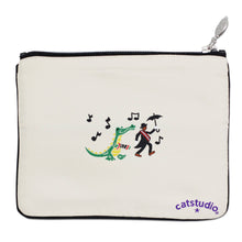 Load image into Gallery viewer, New Orleans Zip Pouch - Natural - catstudio