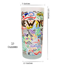 Load image into Gallery viewer, New York City Drinking Glass - catstudio
