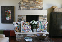 Load image into Gallery viewer, New York City Hand-Embroidered Pillow - catstudio