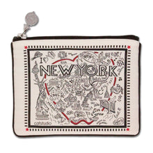 Load image into Gallery viewer, New York City Zip Pouch - B&W - catstudio