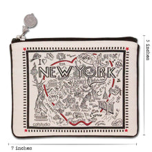 Load image into Gallery viewer, New York City Zip Pouch - B&W - catstudio