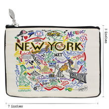 Load image into Gallery viewer, New York City Zip Pouch - Natural - catstudio