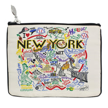 Load image into Gallery viewer, New York City Zip Pouch - Natural - catstudio
