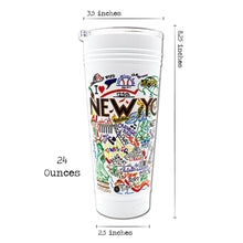 Load image into Gallery viewer, New York City Thermal Tumbler in White - Limited Edition! Thermal Tumbler catstudio