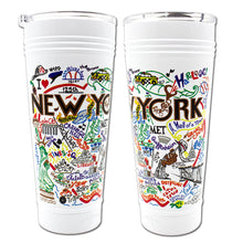 Load image into Gallery viewer, New York City Thermal Tumbler in White - Limited Edition! Thermal Tumbler catstudio