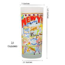 Load image into Gallery viewer, New York State Drinking Glass - catstudio