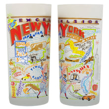 Load image into Gallery viewer, New York State Drinking Glass - catstudio