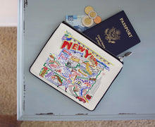 Load image into Gallery viewer, New York State Zip Pouch - Natural - catstudio