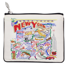 Load image into Gallery viewer, New York State Zip Pouch - Natural - catstudio