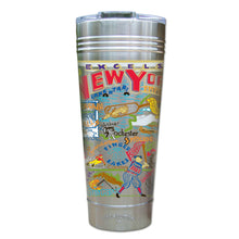 Load image into Gallery viewer, New York State Thermal Tumbler (Set of 4) - PREORDER Thermal Tumbler catstudio