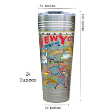 Load image into Gallery viewer, New York State Thermal Tumbler (Set of 4) - PREORDER Thermal Tumbler catstudio
